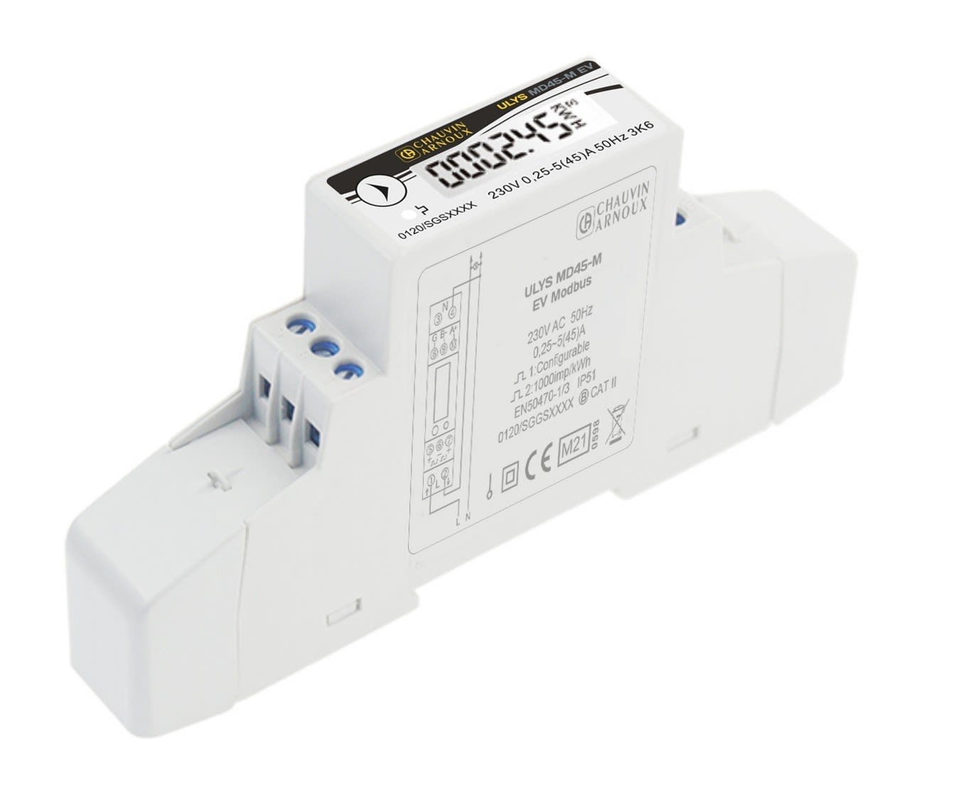 Chauvin Arnoux Energy - COMPTEUR ULYS MD45-M EV MODBUS