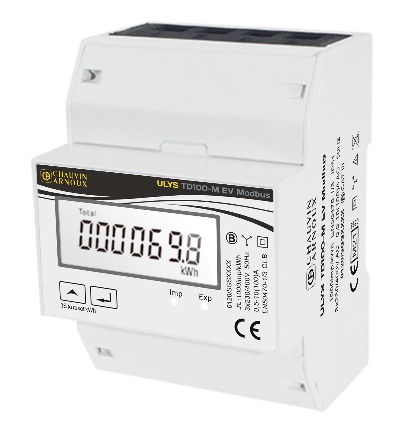 Chauvin Arnoux Energy - COMPTEUR ULYS TD100-M EV MODBUS