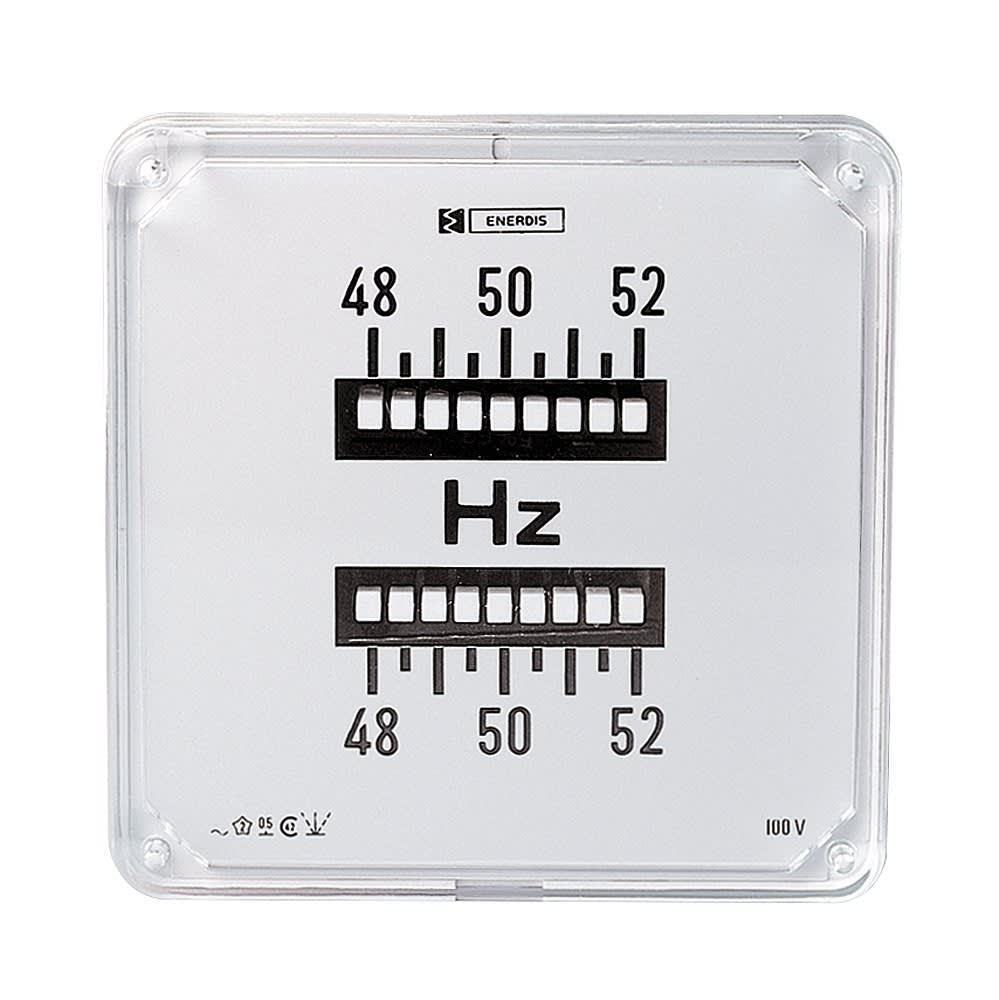 Chauvin Arnoux Energy - FREQUENCEMETRE NE96 48-52HZ 380VAC 2x9 LAMES