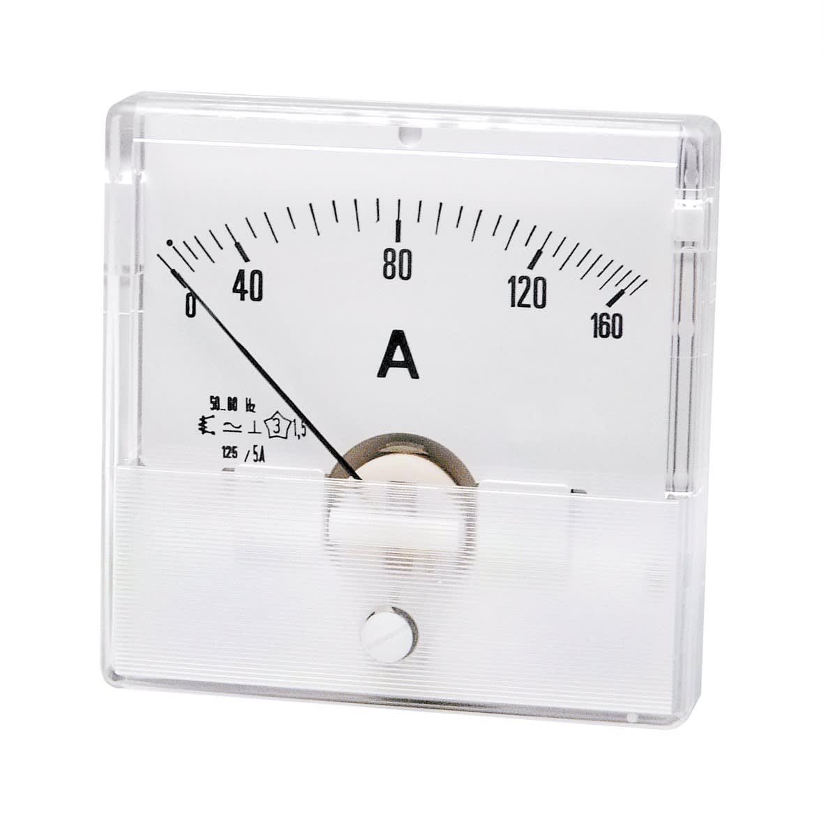 Chauvin Arnoux Energy - Classic Ampèremètre AC 48x48mm 90° 0-2KA TC 1500/5A classe 1,5