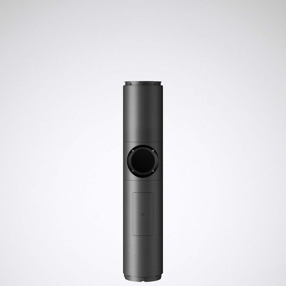 Trilux - Tube de support pour borne 8841 avec haut parleur intégré. Anthracite