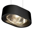 Trilux - Luminaire suspendu Juno 22W 178mm 3000K 2845lm IP20 IK00 on/off noir