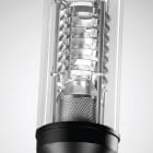 Trilux - Ecran luminaire optique asymétrique acier gris argent