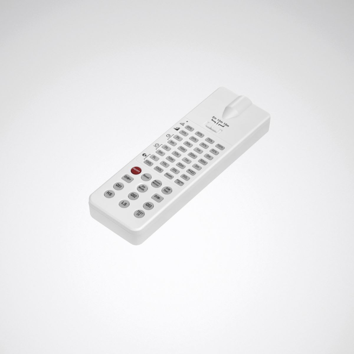 Trilux - Télécommande IR pour le réglage des paramètres fonctionnels du capteur HF.