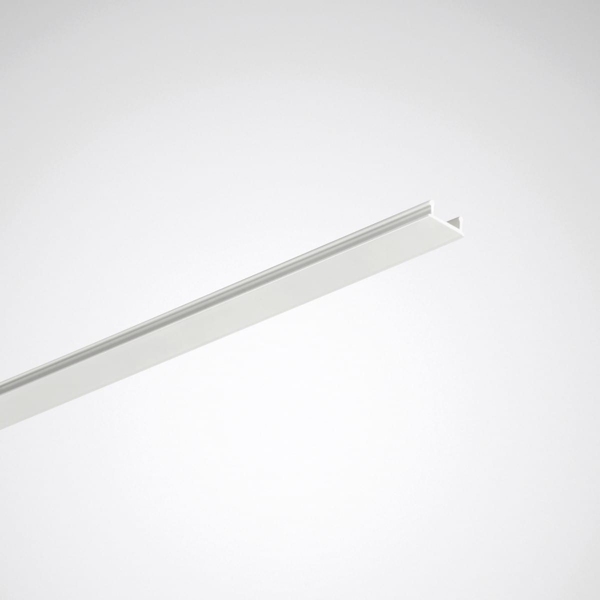 Trilux - Couvercle rail conducteur saillie, 3000 mm, blanc