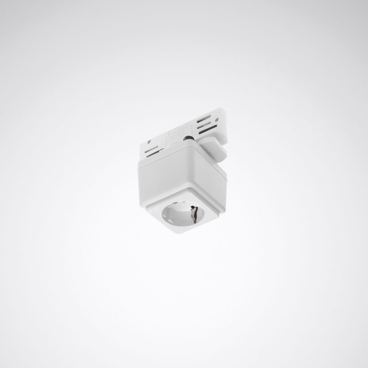 Trilux - Adaptateur avec prise de courant de sécurité, blanc