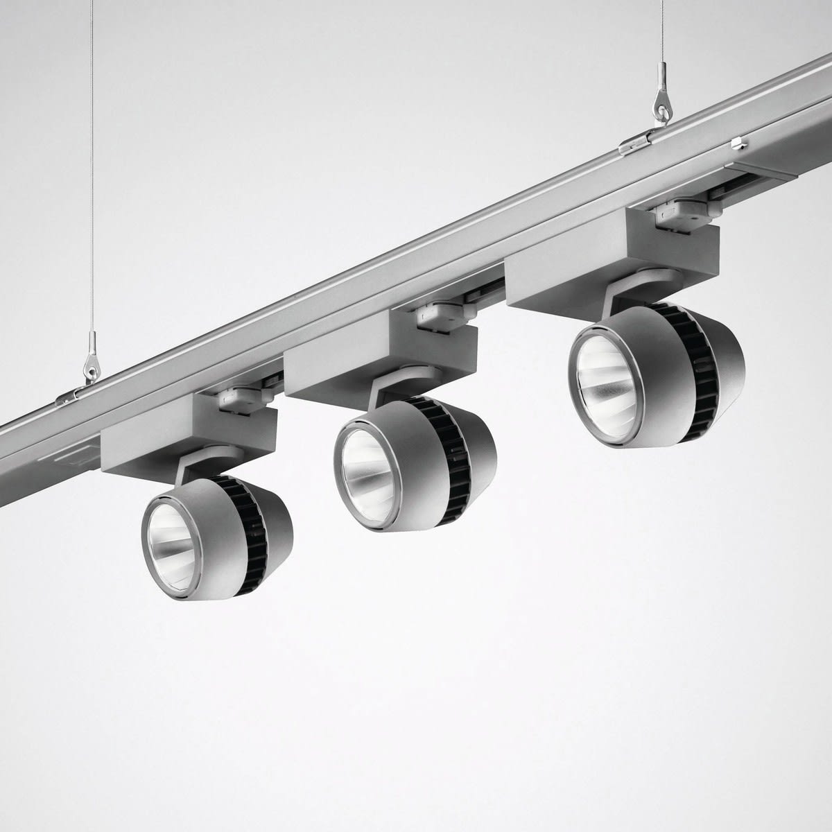 Trilux - Ligne continue E-Line 1474mm IP20 on/off argent sans