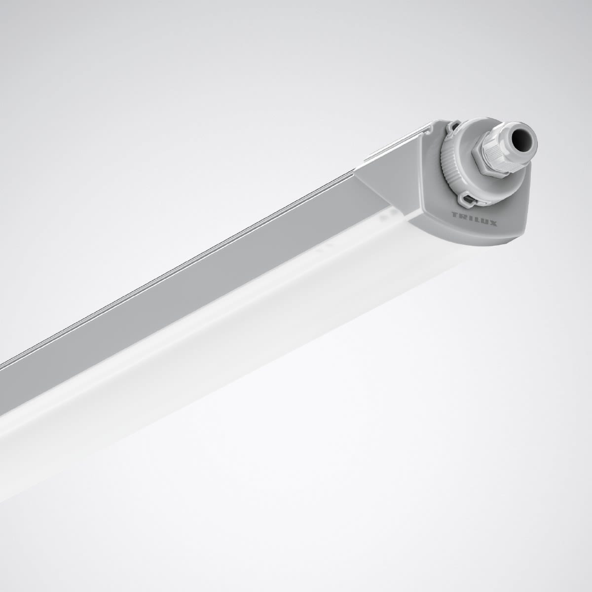 Trilux - Réglette étanche LED Deveo G2 1,5 m 6500K 6 000 lm IP66 on/off traversant