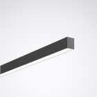 Trilux - Plafonnier LED Finea 20W 846mm 3000K 1900 lm IP20 IK03 UGR28 on/off noir