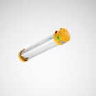 Trilux - Luminaire étanche Kratex 40W 1360mm 4000K 4750lm IP66 IK10 UGR28 on/off jaune