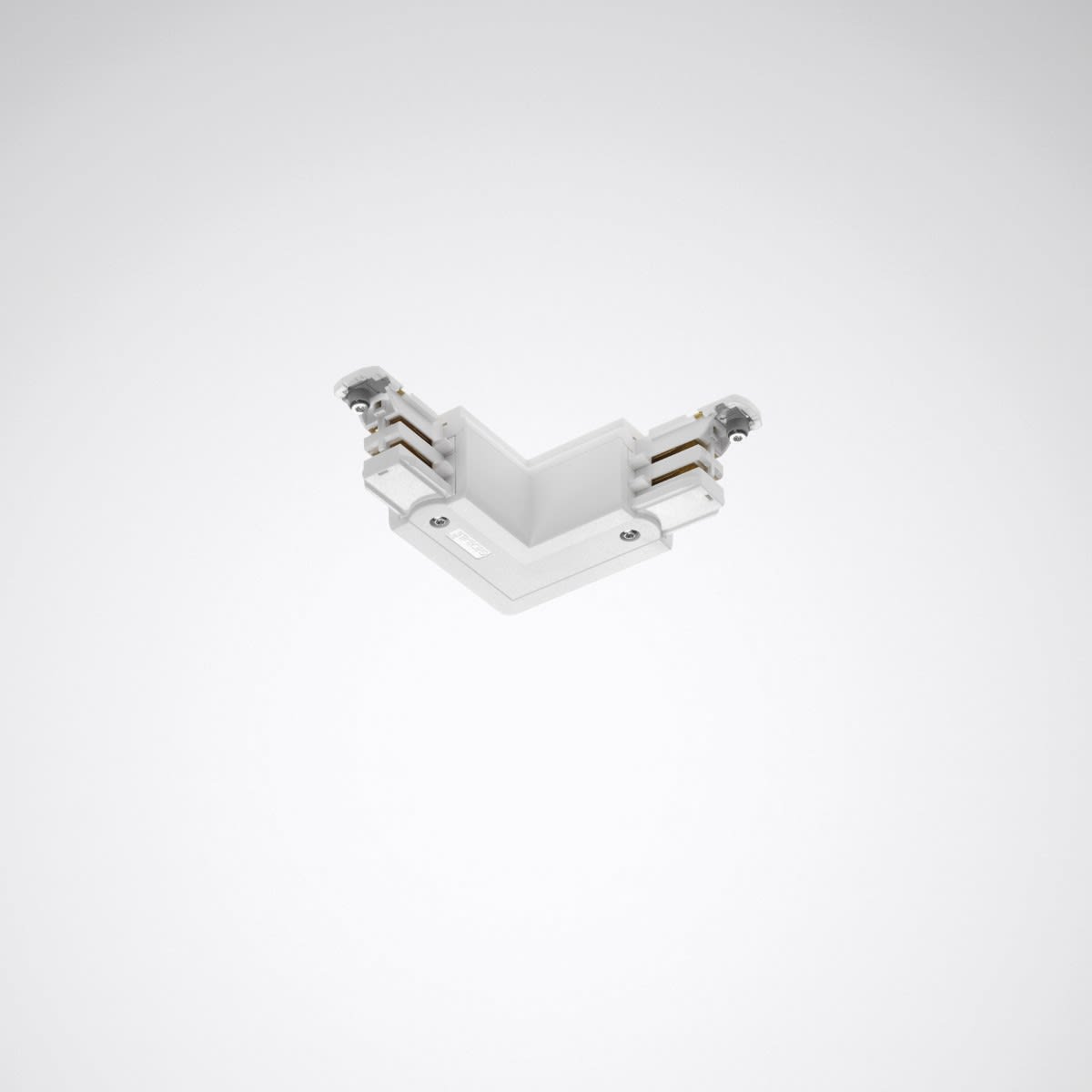 Trilux - Raccord en L, terre interne, blanc