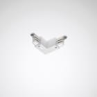 Trilux - Raccord en L, terre externe, blanc