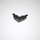 Trilux - Raccord en L, terre externe, noir