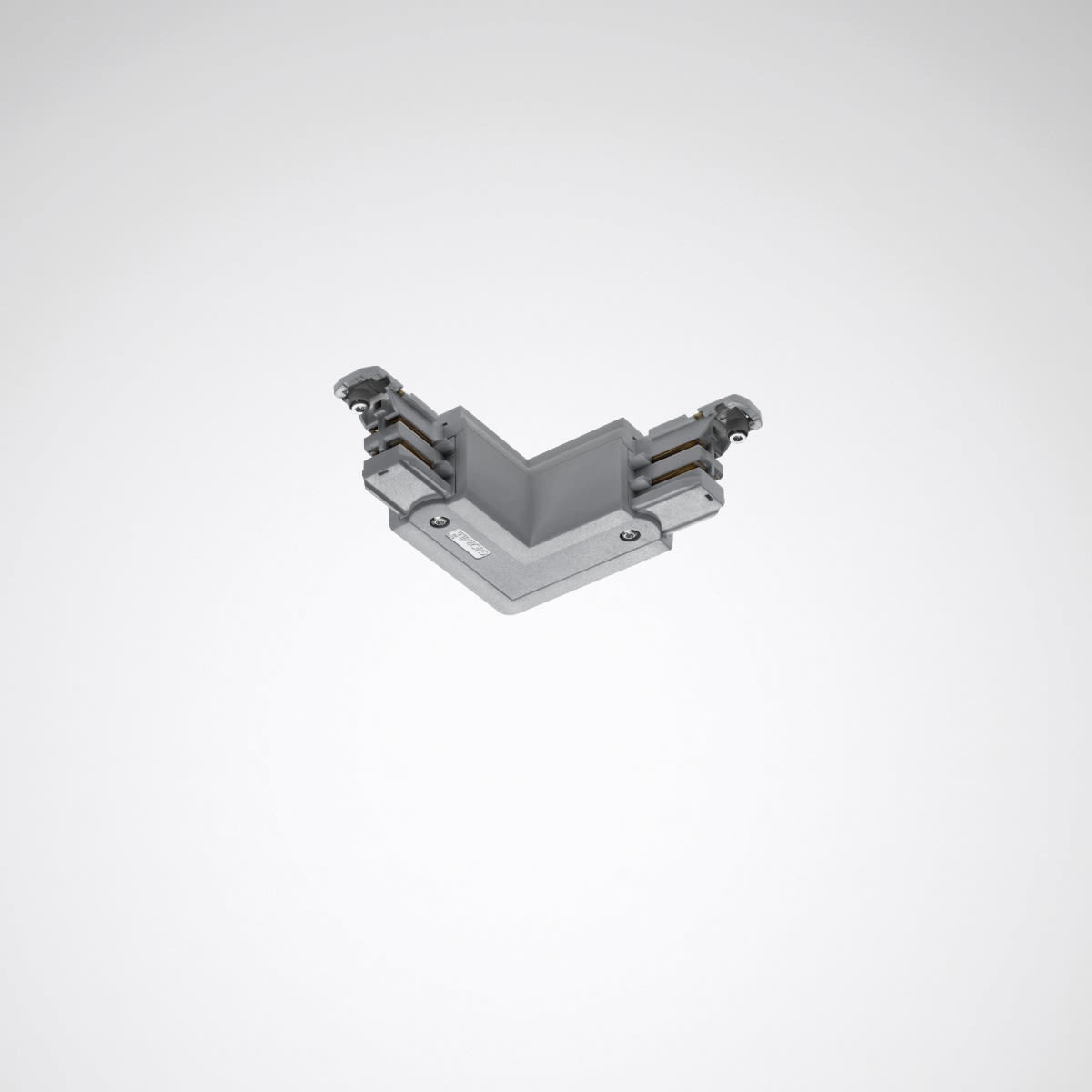 Trilux - Raccord en L, terre externe, gris