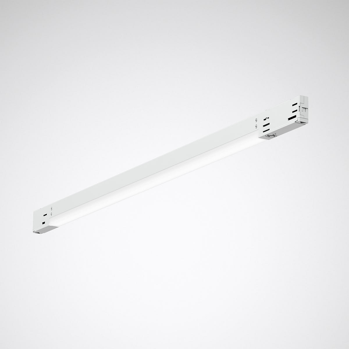 Trilux - Luminaire pour rail conducteur Linell 24W 1630mm 4000K 3500lm IP20 DALI blanc