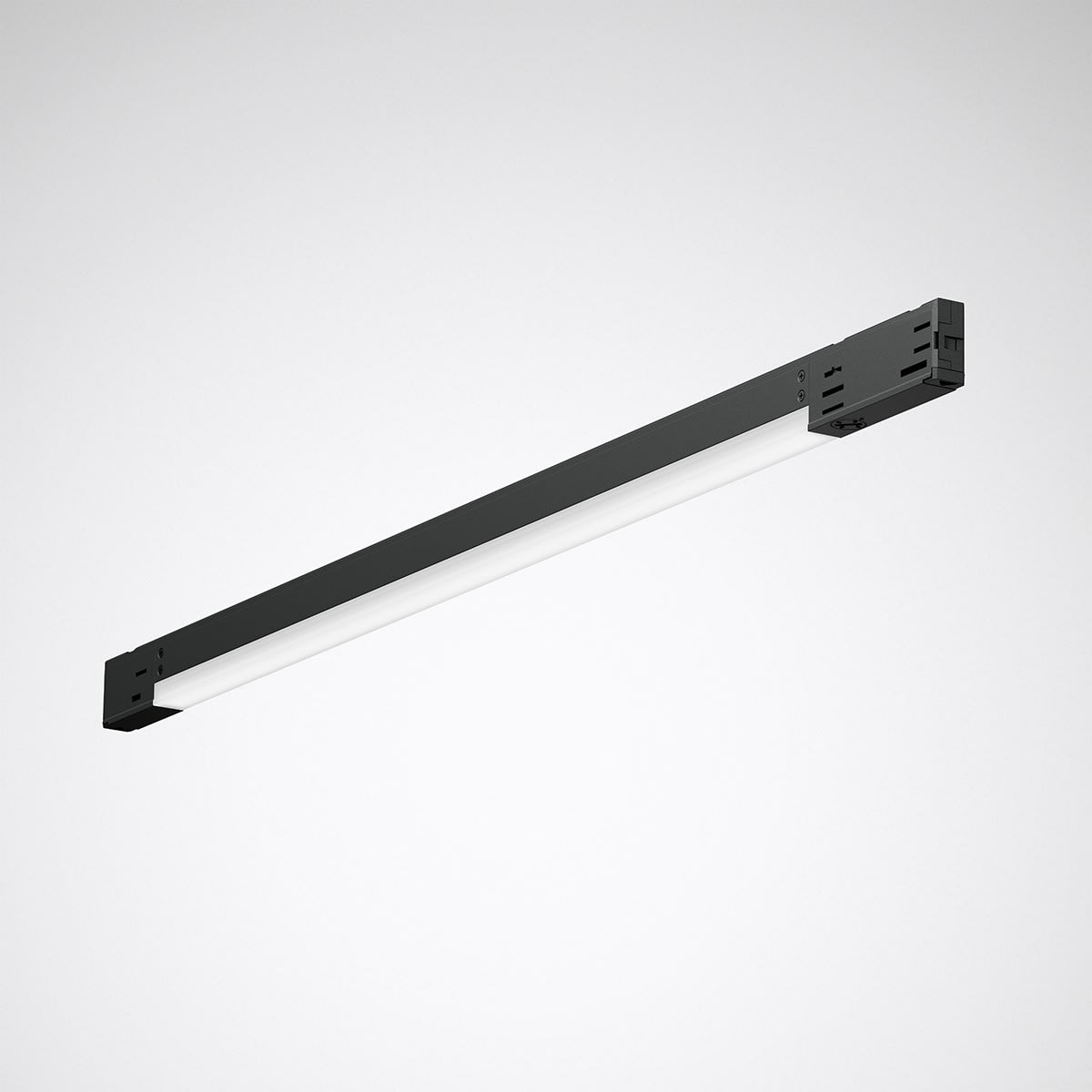 Trilux - Luminaire pour rail conducteur Linell 24W 1630mm 4000K 3500lm IP20 DALI noir