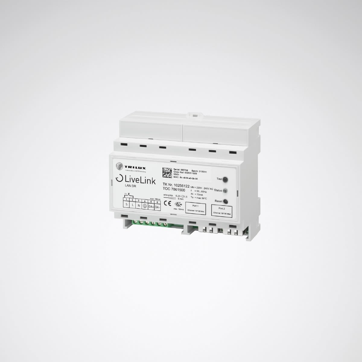 Trilux - Gestion d'éclairage LiveLink