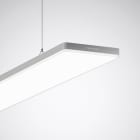 Trilux - Luminaire suspendu Lunexo 59W 1200mm 3000K 6300lm IP20 IK03 UGR19 DALI argent