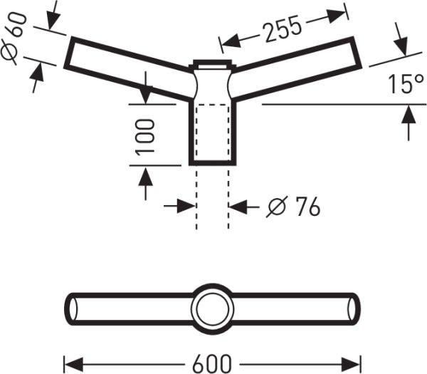 Trilux - Accessoire/pièce de rechange Viatana 600mm