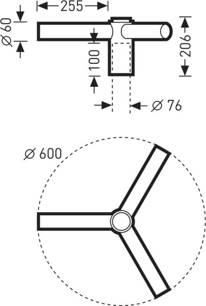 Trilux - Accessoire/pièce de rechange Viatana 547mm