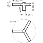 Trilux - Accessoire/pièce de rechange Viatana 547mm