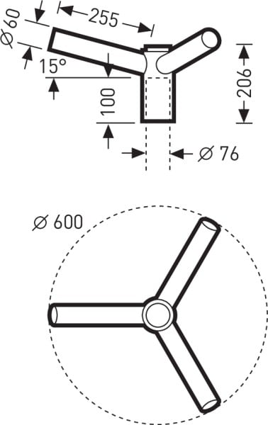 Trilux - Accessoire/pièce de rechange Viatana 537mm