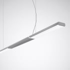Trilux - Luminaire suspendu Parelia 78W 1505mm 4000K 12400lm IP20 IK02 UGR19 DALI HCL