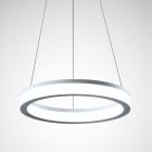 Trilux - Luminaire suspendu Polaron 17W 3000K 1700lm IP40 IK05 UGR22 on/off blanc