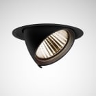 Trilux - Spot LED encastré Quira 54W 3000K 6765lm IP20 on/off noir