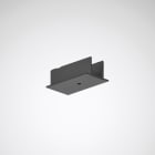 Trilux - Plaque de recouvrement pour alimentation Rail DALI encastré 95 mm noir
