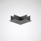 Trilux - Plaque de recouvrement pour raccord en L Rail DALI encastré 120 mm noir