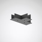 Trilux - Plaque de recouvrement pour raccord en T Rail DALI encastré 120 mm noir