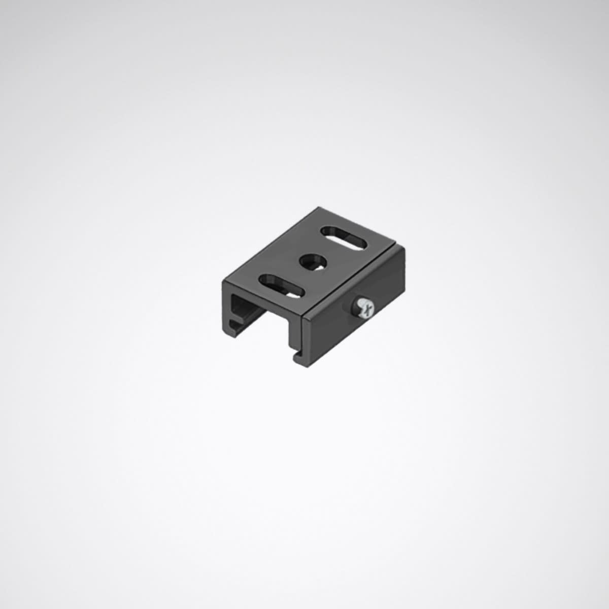 Trilux - Crampon de fixation pour Rail saillie noir