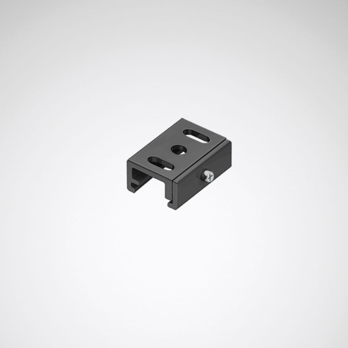 Trilux - Crampon de fixation pour Rail saillie noir