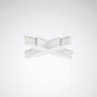 Trilux - Raccord en X pour alimentation Rail DALI encastré, saillie blanc
