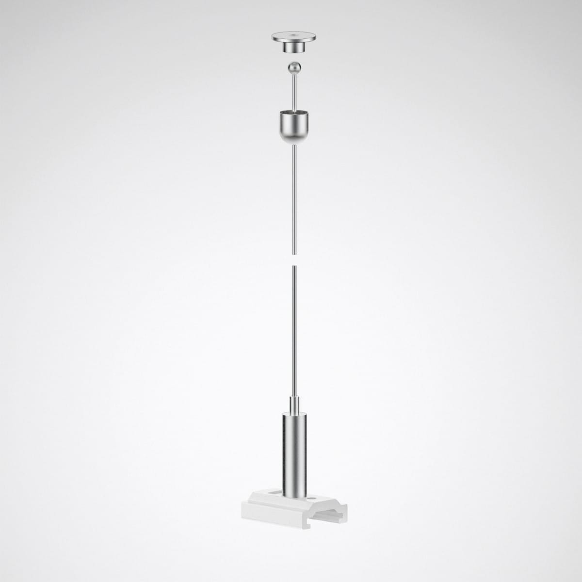 Trilux - Suspension par câble 3,0 m pour Rail DALI saillie blanc