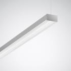 Trilux - Luminaire suspendu Solvan 44W 1413mm 3000K 6000lm IP20 IK03 UGR22 DALI argent