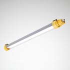 Trilux - Luminaire étanche ZALUX STRONGEX 35W 1450mm 4000K 5600lm IP66 IK10 on/off jaune