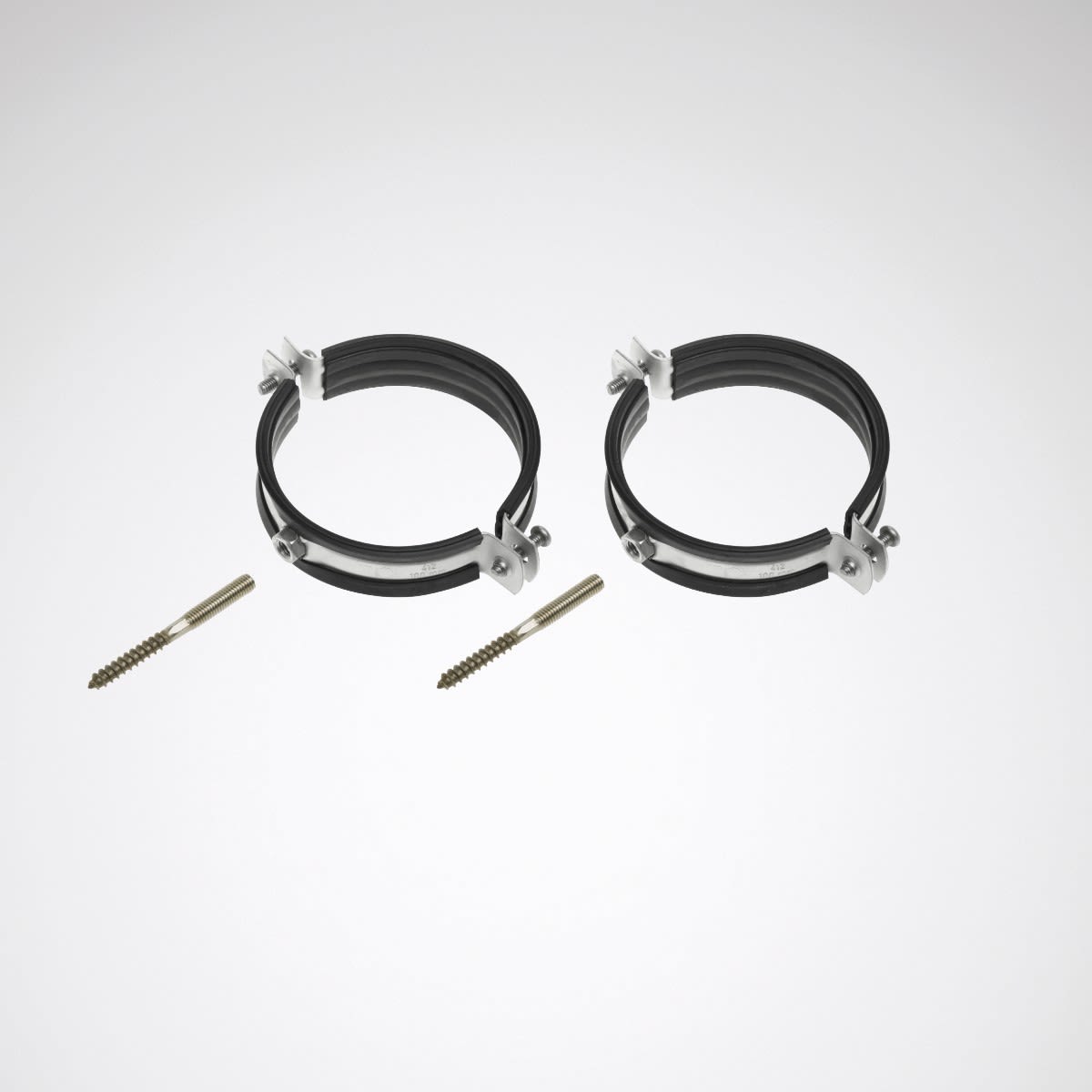 Trilux - Etanche tubulaire LED Duroxo, jeu de 2 colliers de serrage et 2 vis (M8x80)