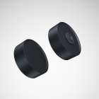 Trilux - Tugra, Jeu de 2 embouts en aluminium, couleur noir