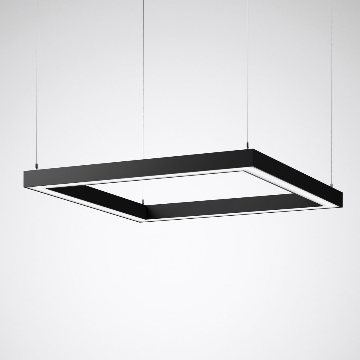 Trilux - Luminaire suspendu Varisto 95W 4000K 10355lm IP20 on/off noir