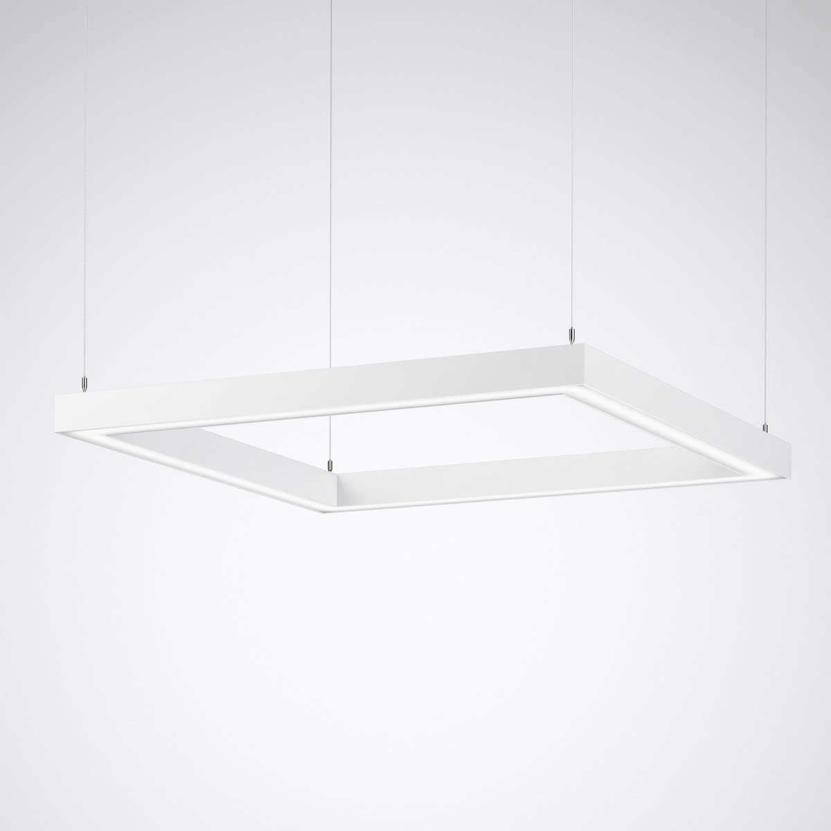 Trilux - Luminaire suspendu Varisto 95W 4000K 10355lm IP20 on/off blanc