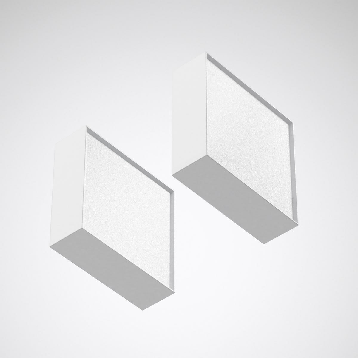 Trilux - Accessoire Varitura/jeu de 2 embouts alu blanc pour version suspendue