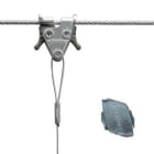 Gripple - Systeme de suspension HF Express N2 (45kg) embout C-Clip cable L=4 m pour CTI6