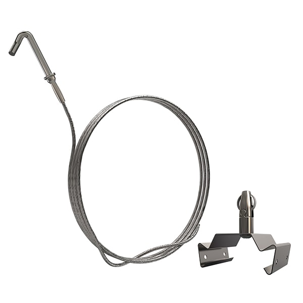 Gripple - Angel FT sortie latérale N°1 (15 kg) câble 1m embout Bac Acier