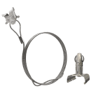 Gripple - Angel ET sortie latérale N°1 (15 kg) câble 5m embout C-Clip 3mm