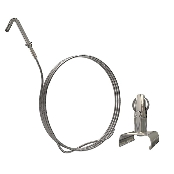 Gripple - Angel GT sortie latérale N°1 (15 kg) câble 5m embout Bac Acier