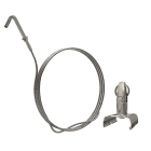 Gripple - Angel ET sortie latérale N°1 (15 kg) câble 1m embout Bac Acier