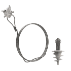 Gripple - Angel Helix sortie latérale (15kg) câble longueur 2m pour CTI6