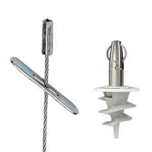 Gripple - Angel Helix sortie centrale câble (15kg) 4m embout Butée